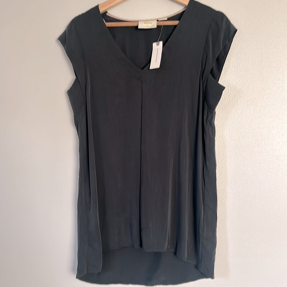 Anthropologie MAEVE - Ally Cupro Tunic Top - Picture 9 of 10